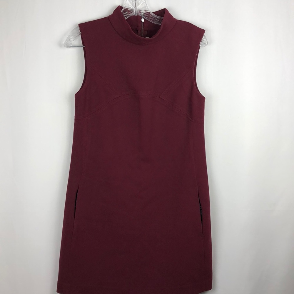 RACHEL ROY SLEEVELESS MOCK NECK DRESS
